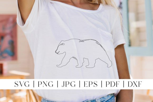 Download Bear Line Art SVG | Forest Animal PNG - Line art Collection