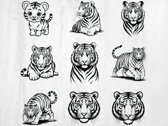 Download Tiger Svg Bundle, Tiger Head SVG - Svg Collection