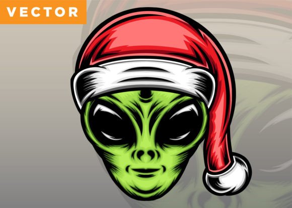 Download Christmas Alien Illustration - Alien illustration Collection