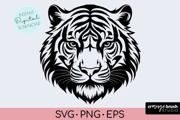 Download Tiger SVG | Tiger Head | Tiger Face SVG - Svg Collection