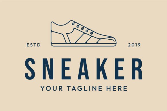 Download Sneaker Shoes Line Art Minimalist Logo - Line art Collection