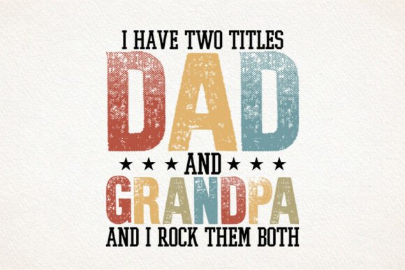 Download Dad and Grandpa SVG Retro Tshirt Design - Svg Collection