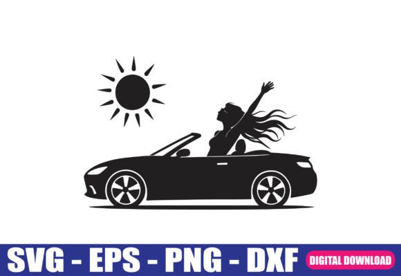 Download Summer Freedom Car SVG Cut File - Svg Collection