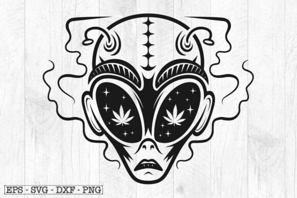 Download Weed High Alien Svg File , Alien Svg - Svg Collection