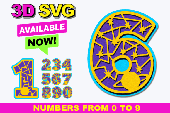Download Virtual Reality Numbers 3D SVG - Svg Collection