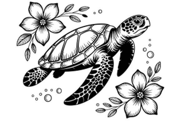 Download Cool Sea Turtle Svg, Cricut Sea Turtle - Premium Bundle