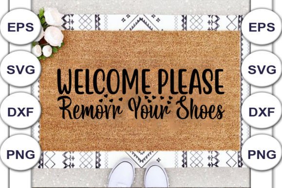 Download Doormat SVG Design, Welcome Please - Svg Collection